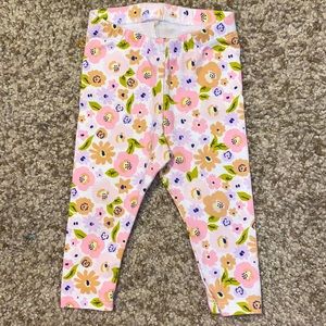 FLORAL toddler leggings